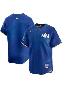 Nike Minnesota Twins Mens Blue City Connect Limited Baseball Jersey