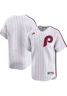 Philadelphia Phillies Nike Throwback Cooperstown Jersey - White