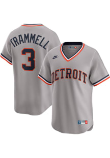 Alan Trammell Detroit Tigers Nike Throwback Cooperstown Jersey - Grey