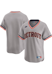 Detroit Tigers Nike 1980 Cooperstown Jersey - Grey
