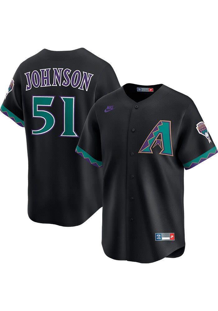 19.あーぴょん様　オーダー Men's Arizona Diamondbacks Luis Gonzalez Nike Cream Throwback
