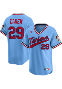 Rod Carew Minnesota Twins Nike Throwback Cooperstown Jersey - Light Blue