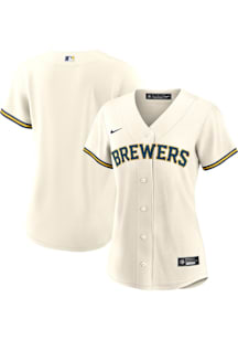 Milwaukee Brewers Womens Nike Replica Home Jersey - Ivory