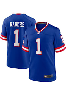 Malik Nabers  Nike New York Giants Blue Alt Football Jersey