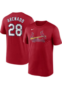 Nolan Arenado St Louis Cardinals Red Performance Short Sleeve Player T Shirt