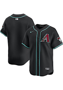 Arizona Diamondbacks Mens Nike Replica Blank Alt Jersey - Black