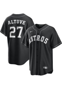 Jose Altuve Houston Astros Mens Replica Fashion Jersey - Black