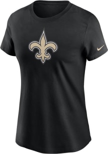 Nike New Orleans Saints Womens Black Gametime Short Sleeve T-Shirt