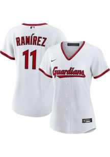 Jose Ramirez Cleveland Guardians Womens Replica Home Jersey - White