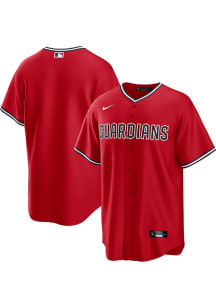Cleveland Guardians Mens Nike Replica Blank Alt Jersey - Red