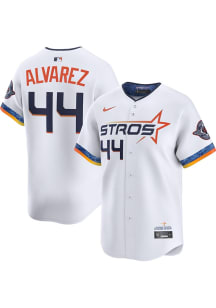 Yordan Alvarez Nike Houston Astros Mens White City Connect Limited Baseball Jersey