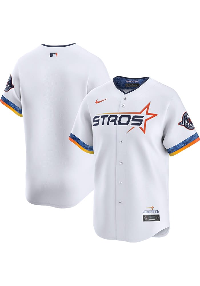 Nike Houston Astros Mens White City Connect Limited Baseball