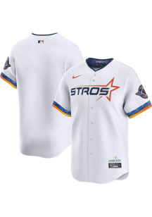 Nike Houston Astros Mens White City Connect Limited Baseball Jersey