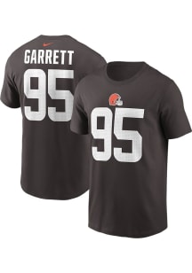 Myles Garrett Cleveland Browns Brown Home FUSE Short Sleeve Player T Shirt