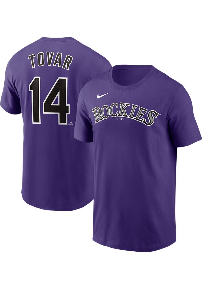 ★PARTIMENTO★ On The Rock Tee Purple Ezequiel Tovar Colorado Rockies PURPLE Alt Short Sleeve