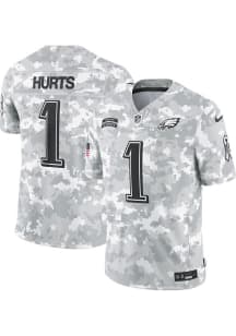 Jalen Hurts Nike Philadelphia Eagles Mens White 2024 STS Limited Football Jersey