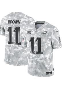 AJ Brown Nike Philadelphia Eagles Mens White 2024 STS Limited Football Jersey