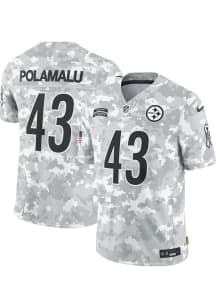 Troy Polamalu Nike Pittsburgh Steelers Mens White 2024 STS Limited Football Jersey