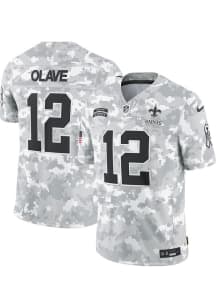 Chris Olave Nike New Orleans Saints Mens White 2024 STS Limited Football Jersey