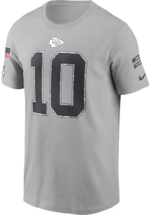 Isiah Pacheco Kansas City Chiefs Grey 2024 STS Short Sleeve Player T Shirt