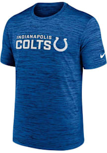 Nike Indianapolis Colts Blue Velocity Stack Short Sleeve T Shirt