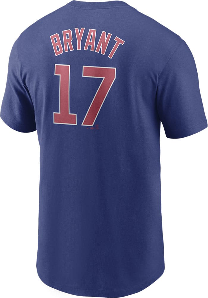 Kris Bryant Chicago Cubs Men's Green St. Patrick's Day Roster Name & Number  T-Shirt 