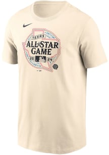 Nike Texas Rangers Tan Texas Stitch Short Sleeve T Shirt