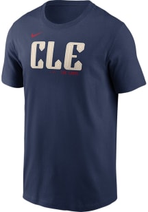 Jose Ramirez Cleveland Guardians Navy Blue City Connect Design Short Sleeve Player T Shirt