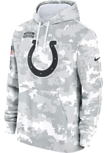 Nike Indianapolis Colts Mens White Salute to Service Long Sleeve Hoodie