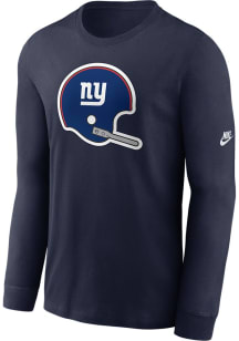 Nike New York Giants Black Rewind Essential Cotton Long Sleeve T Shirt