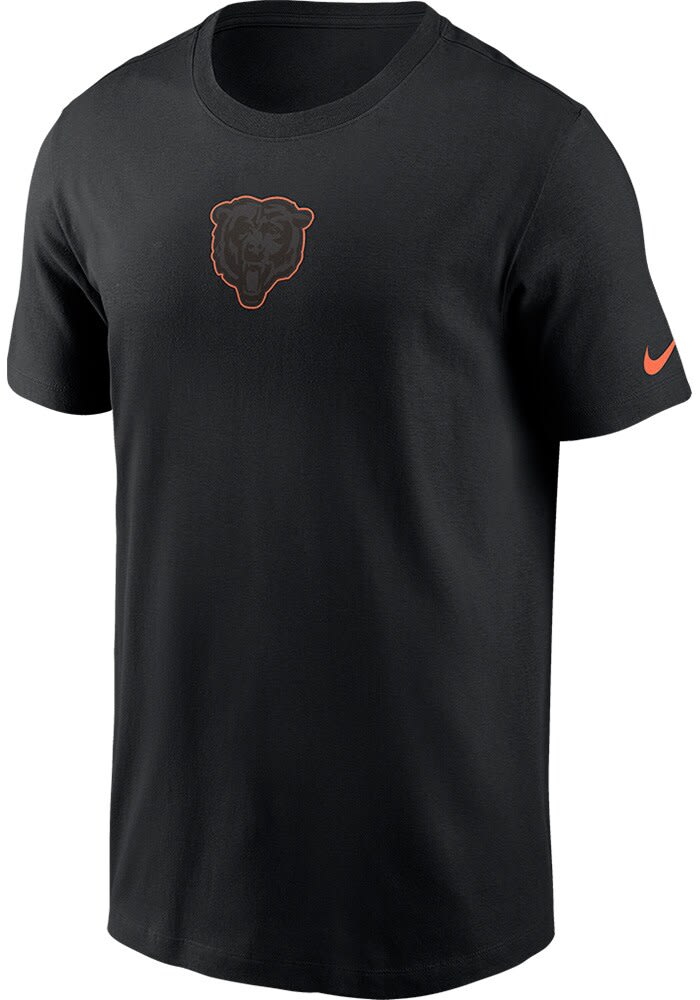 Black chicago bears shirt online