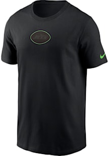 Nike New York Jets Black Color Pop Short Sleeve T Shirt