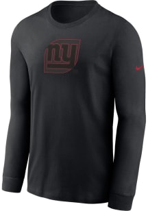Nike New York Giants Black Color Pop Long Sleeve T Shirt