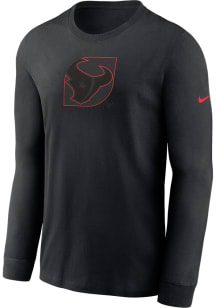 Nike Houston Texans Black Color Pop Long Sleeve T Shirt