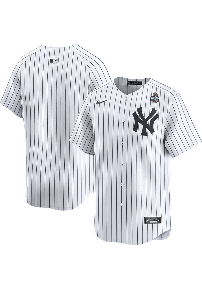 Nike New York Yankees Mens White 2024 World Series Participant Limited Baseball Jersey