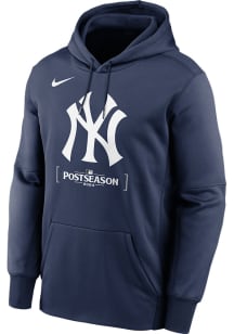 Nike New York Yankees Mens Navy Blue 2024 Playoff Participant Dugout Hood