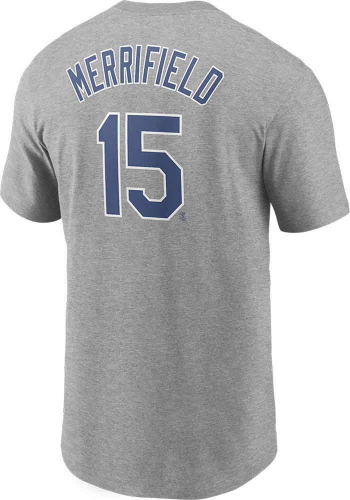 Whit Merrifield Kansas City Royals Grey Name And Number Short