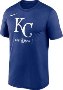 Nike Kansas City Royals Blue 2024 Post Season Participant Dugout Short Sleeve T Shirt