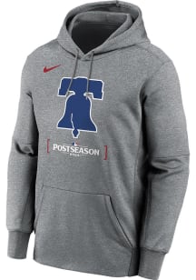 Nike Philadelphia Phillies Mens Grey 2024 PS Part Dugout Hood