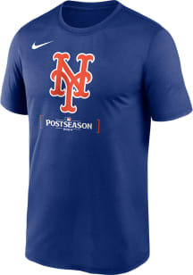 Nike New York Mets Blue 2024 Postseason Participant Dugout Short Sleeve T Shirt