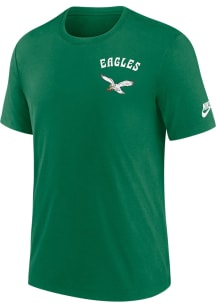 Nike Philadelphia Eagles Kelly Green Triblend Short Sleeve Fashion T Shirt