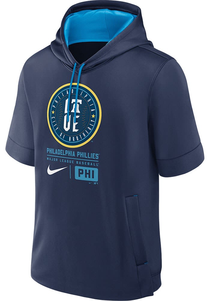 売れ筋商品|||４７ブランド カットソー トップス レディース Women's Navy Philadelphia Phillies City Connect Shortstop Cropped Pullover Hoodie Navy womens-47-navy-philadelphia-