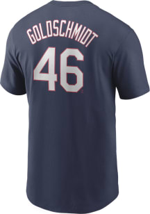 Paul Goldschmidt St Louis Cardinals Navy Blue Name And Number Short Sleeve Player T Shirt