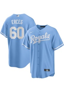 Lucas Erceg Kansas City Royals Mens Replica Alt Jersey - Light Blue