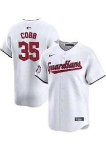 Alex Cobb Nike Cleveland Guardians Mens White Home Limited Baseball Jersey