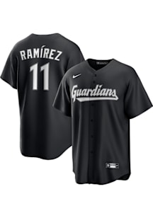 Jose Ramirez Cleveland Guardians Mens Replica Fashion Jersey - Black