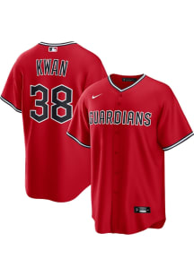 Steven Kwan Cleveland Guardians Mens Replica Alt Jersey - Red