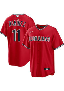 Jose Ramirez Cleveland Guardians Mens Replica Alt Jersey - Red