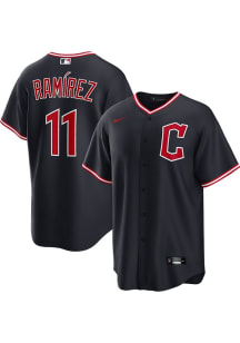 Jose Ramirez Cleveland Guardians Mens Replica Alt Jersey - Blue