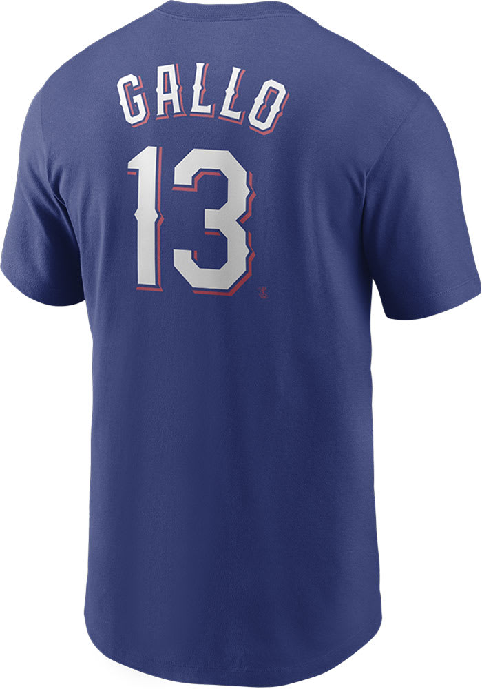 Joey Gallo Rangers Toddler Name and Number Short Sleeve Player T Shirt